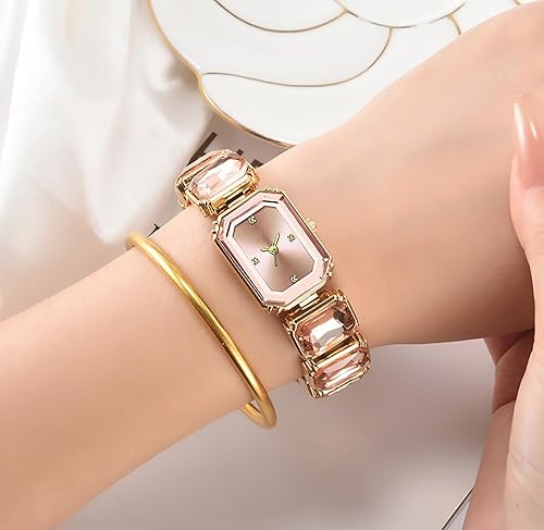 Luxury Crystal Bangle Watch Ladies' Fashion Waterproof Watch