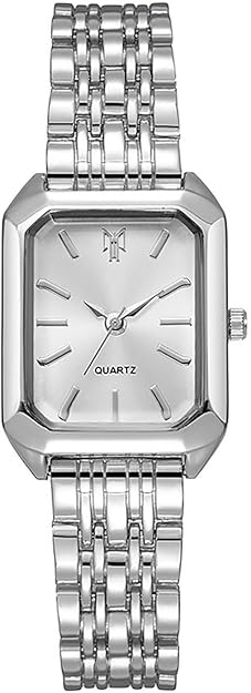 Watches for Women Wrist Watches Steel Strap Womens Watch Casual Fashion Simple Square Quartz Wristwatch